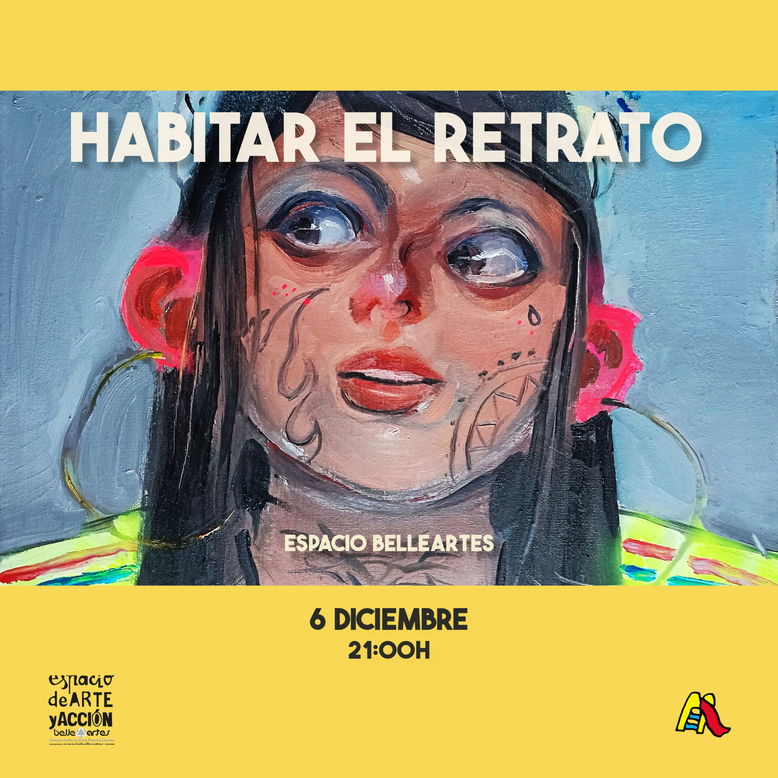 cartel habitar el retrato